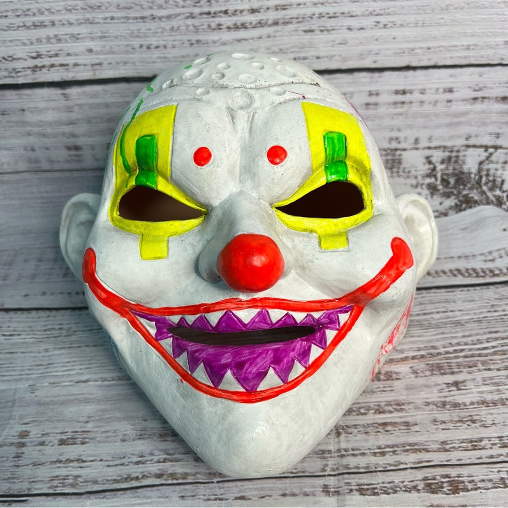 Creepy Scary Clown Mask‎ Gang Raf Neon mask Halloween Costume